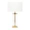 CosmoLiving by Cosmopolitan 25" Gold Metal Transitional Table Lamp